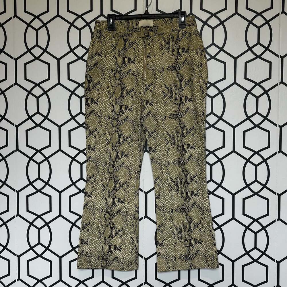 Capulet Snake Print Flare Pants Size L